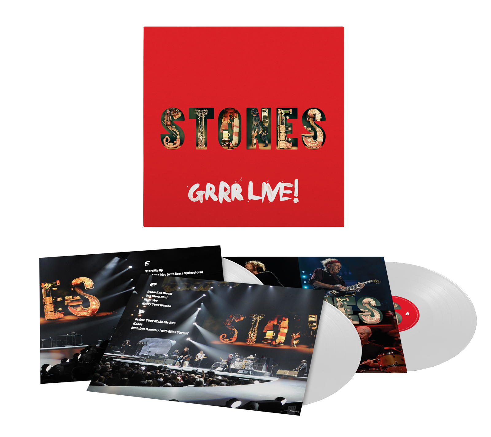 The Rolling Stones GRRR! Live (Vinyl LP) 12" Album Coloured Vinyl Box Set