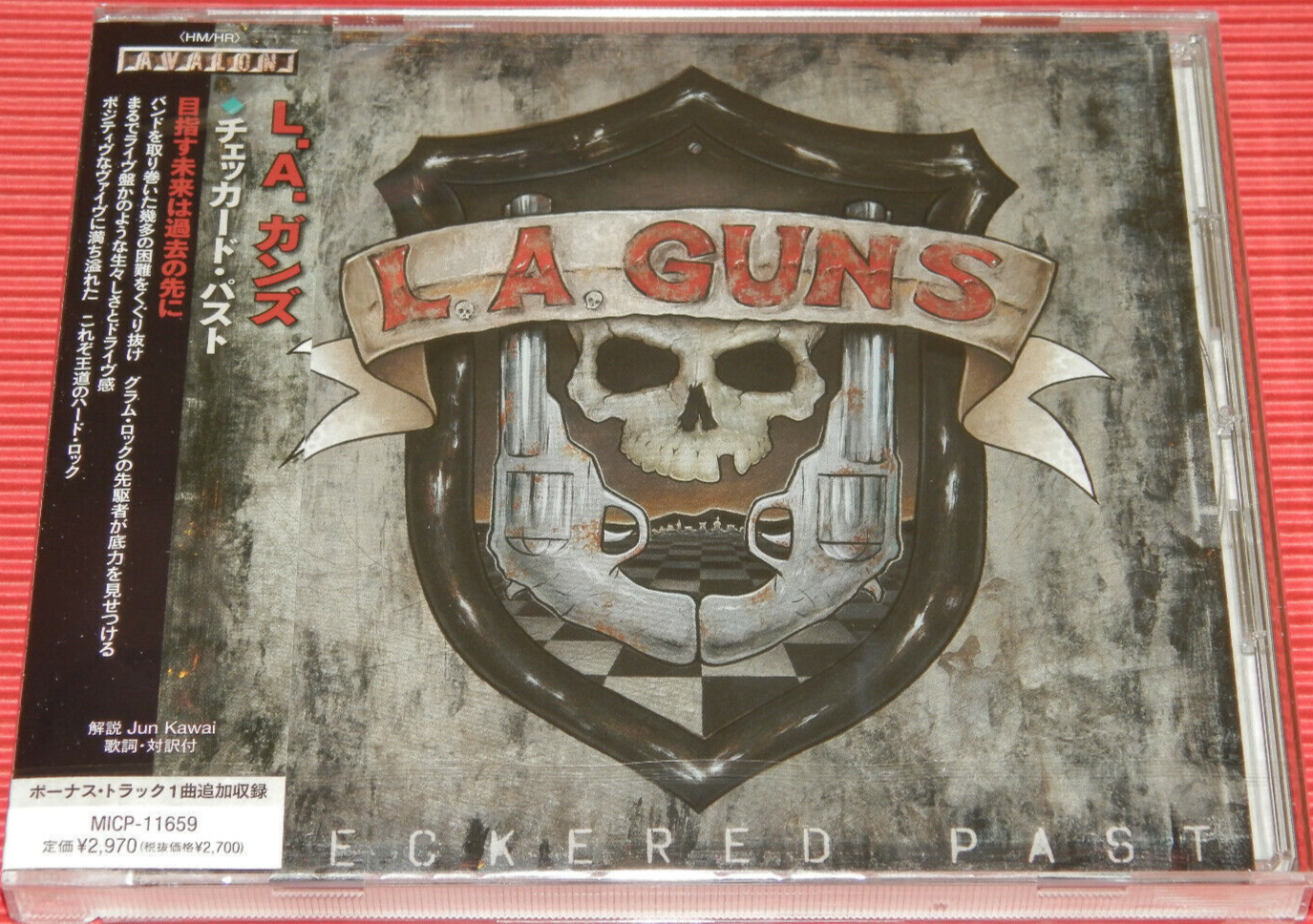 2021 LA GUNS CHECKERED PAST CON BONUS TRACK JAPAN CD