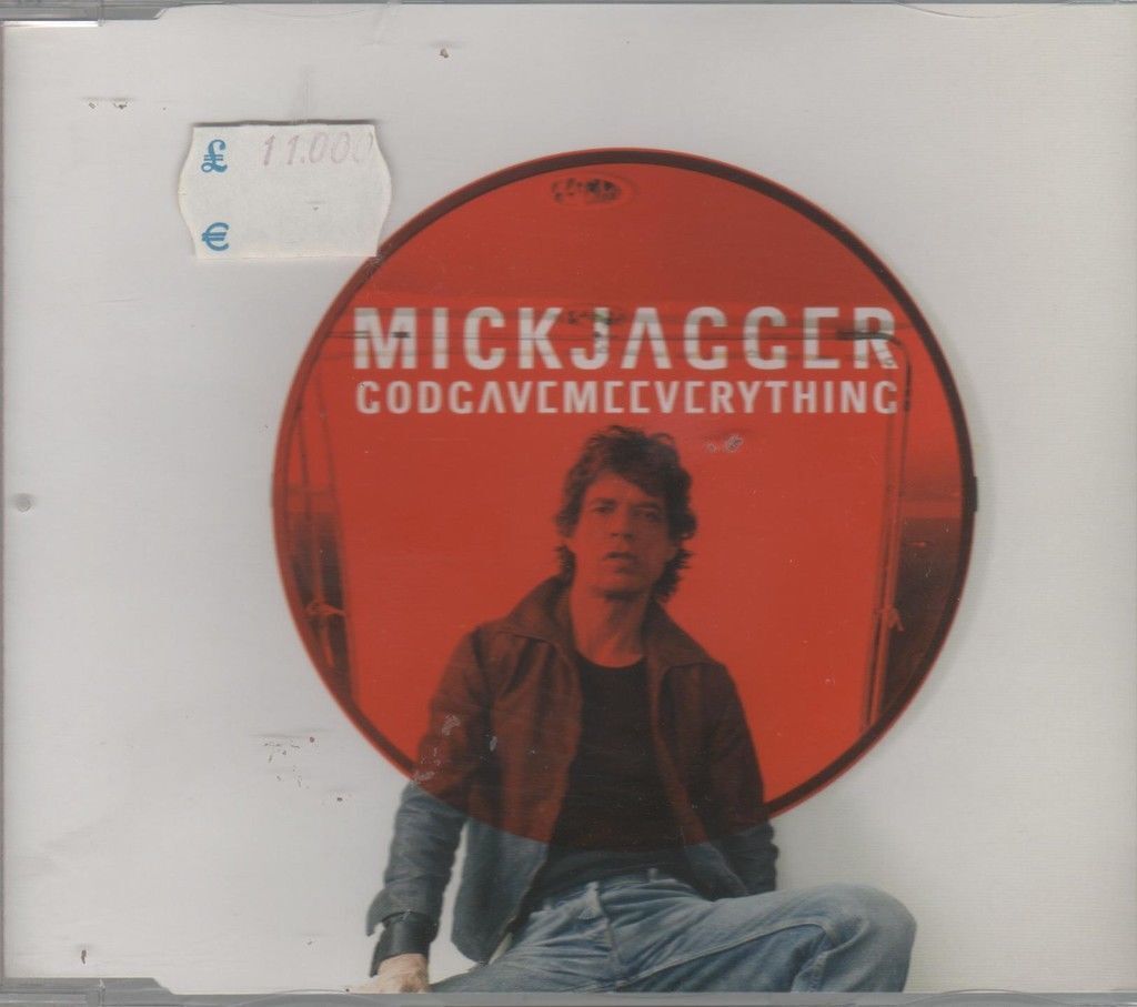 MICK JAGGER ROLLING STONES GOD GAVE ME EVERYTHING CD SINGOLO COME NUOVO!!!