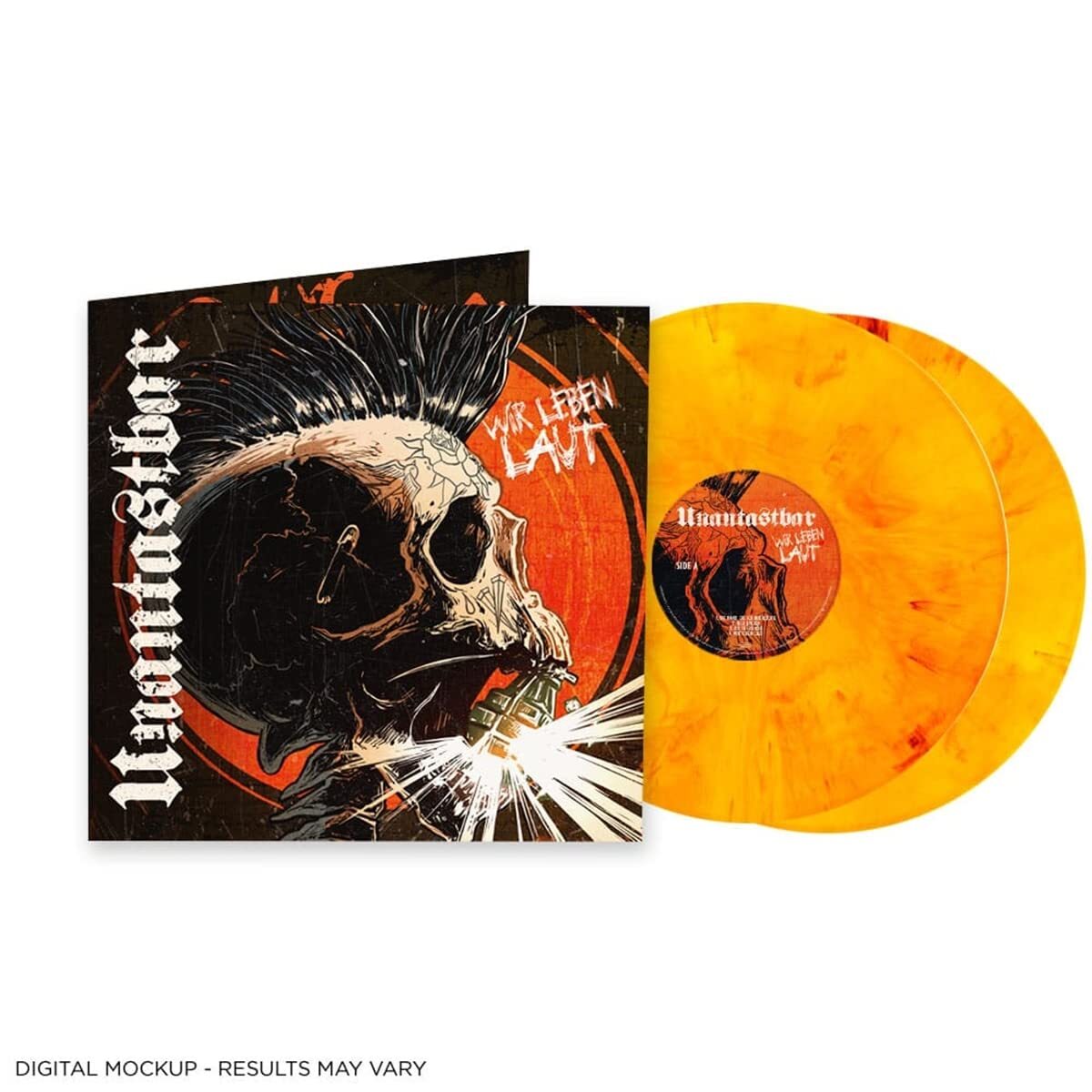 Unantastbar Wir Leben Laut (MARBLED SUN YELLOW/RED LP) (Vinyl LP)