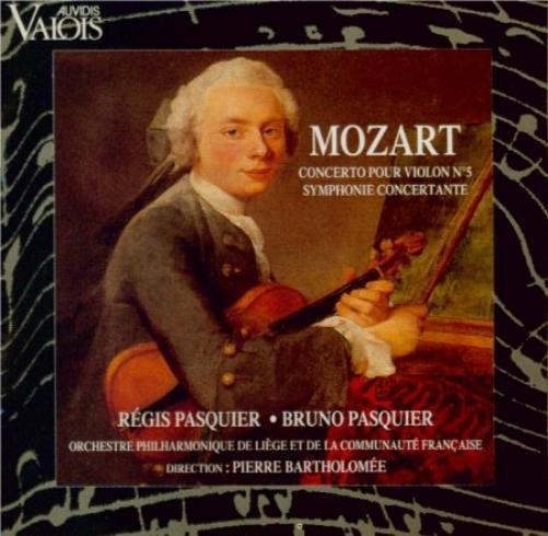 Regis Pasquier Violin Concerto K219 (CD)