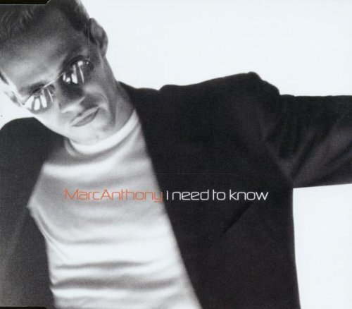 Marc Anthony I Need to Know (CD)