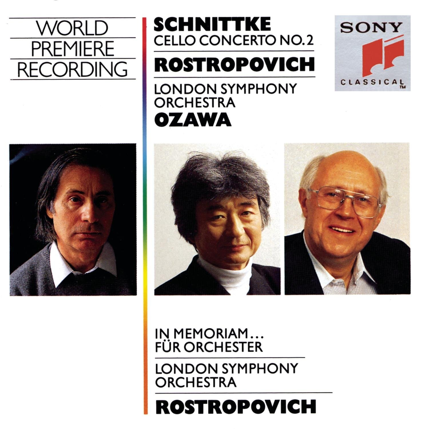 Mstislav Rostropovich Schnittke: Cello Concerto No. 2 & In memoriam (CD)