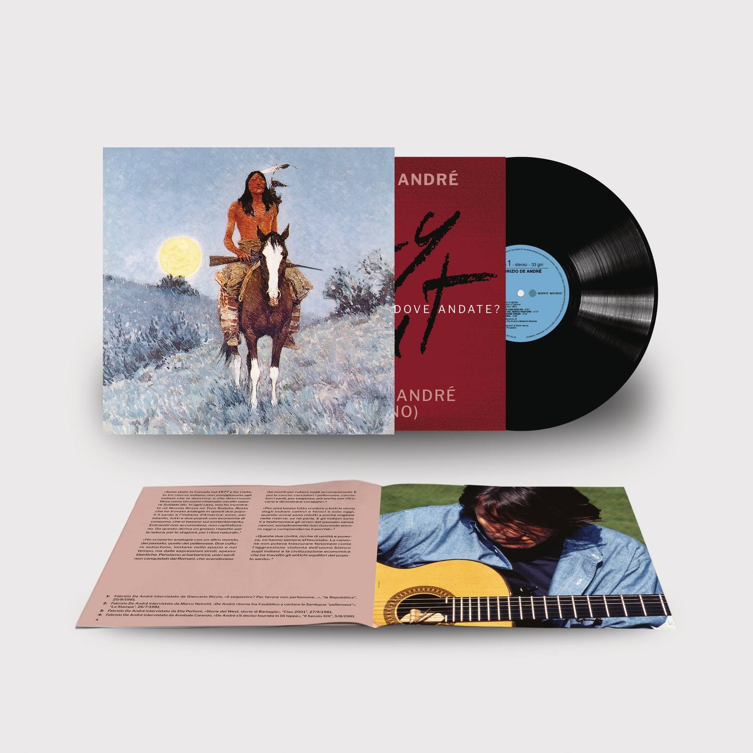 DE ANDRE' FABRIZIO - FABRIZIO DE ANDRE (INDIANO) - 180GR VINYL + NUOVO LIBRETTO