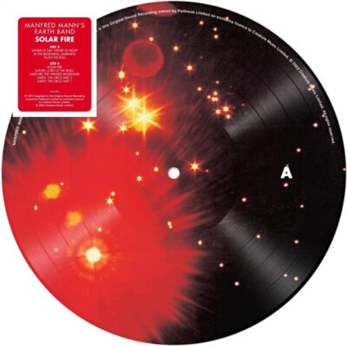 Manfred Mann's Earth Band Solar Fire (Vinyl LP) 12" Album Picture Disc