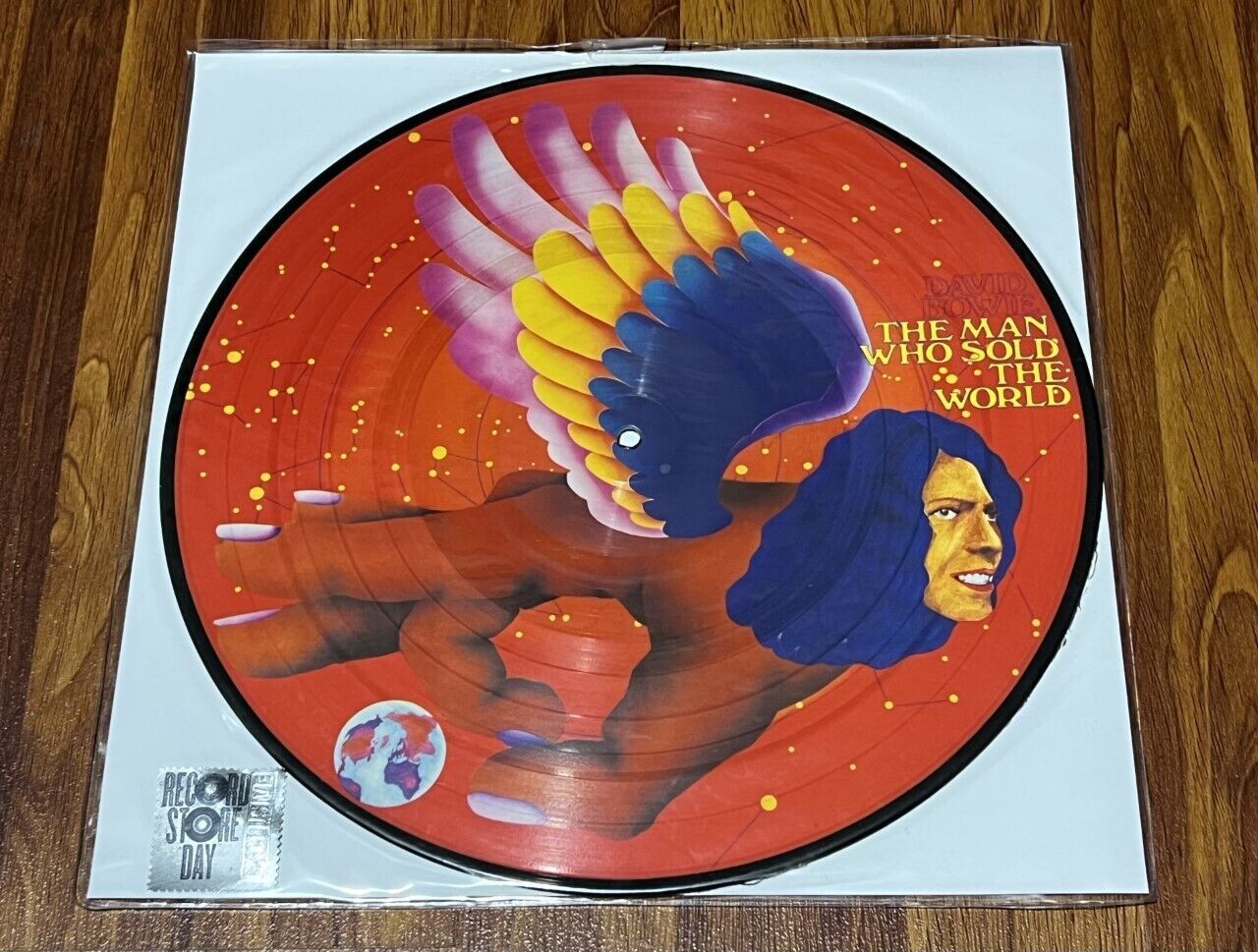 DAVID BOWIE THE MAN WHO SOLD THE WORLD LP PICTURE DISC RSD LIMITED EDITION NUOVO