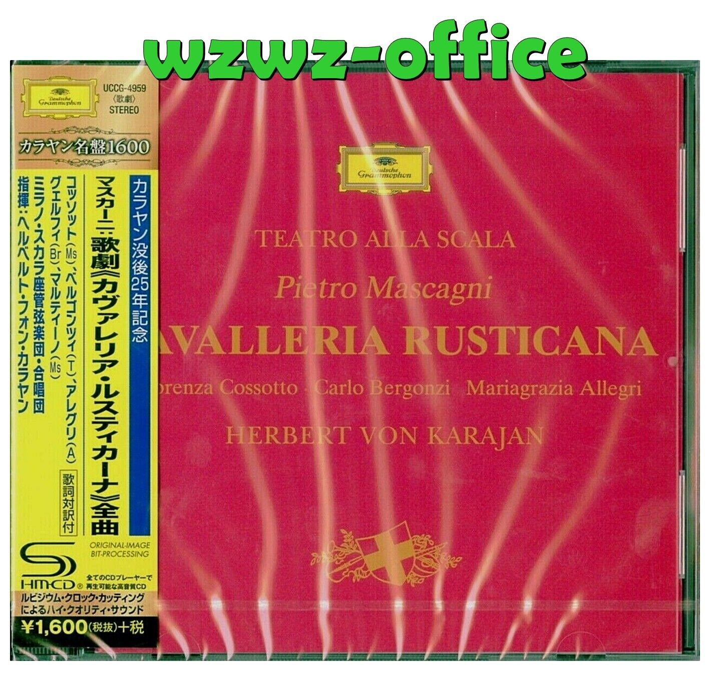 Herbert Von Karajan SIGILLATO NUOVO SHMCD "Mascagni: Cavalleria Rusticana"...