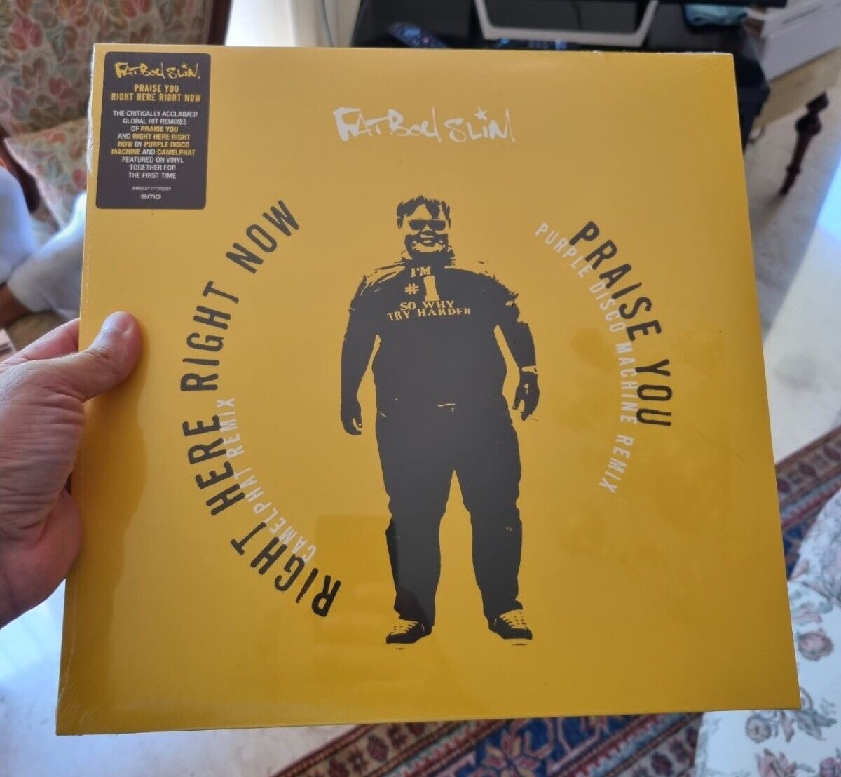 Fatboy Slim Praise You Right Here Right Now 12"Limited Edt. Rsd 2022 LP VINILE