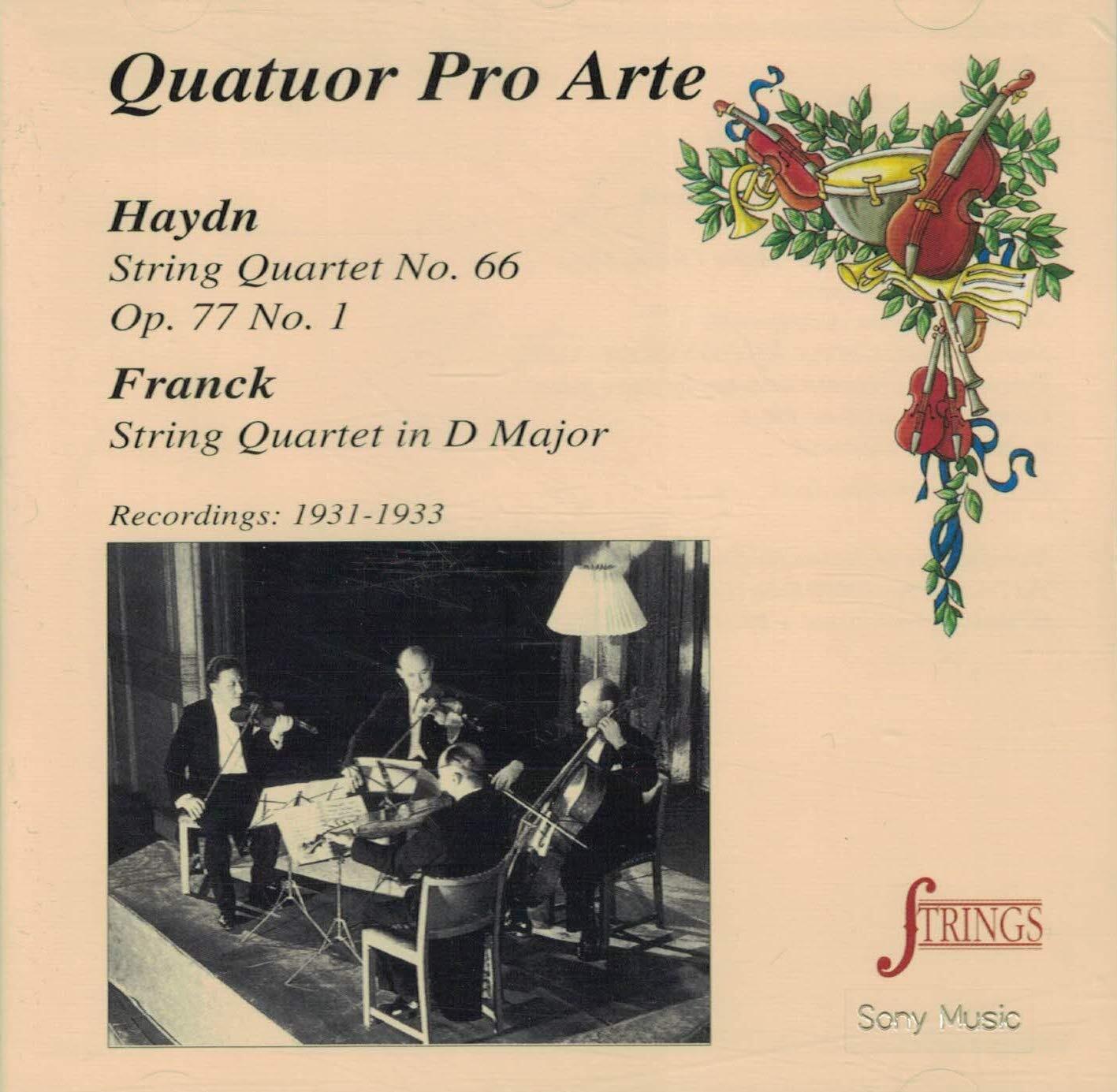 Haydn/Franc Quatuor Pro Arte (CD)