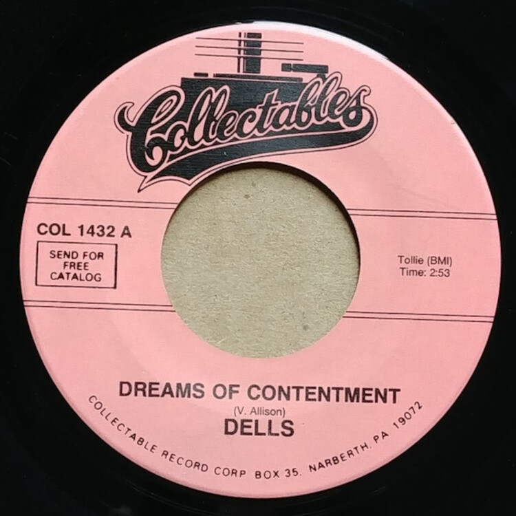 Dells Dreams of Contentment/Zing Zing Zing (Vinyl LP) 7" Single