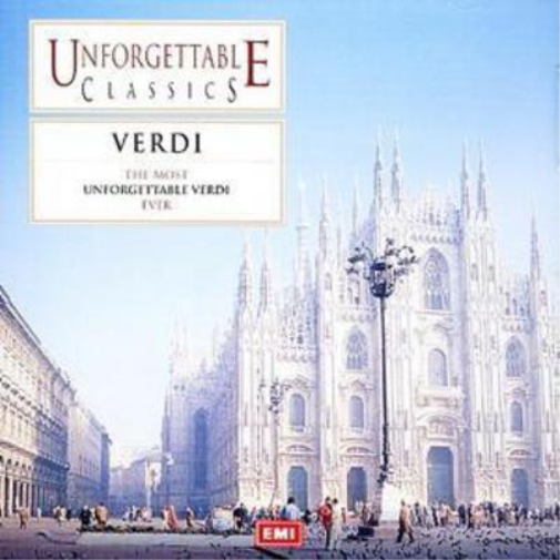 Giuseppe Verdi Unforgettable Verdi (CD) Album