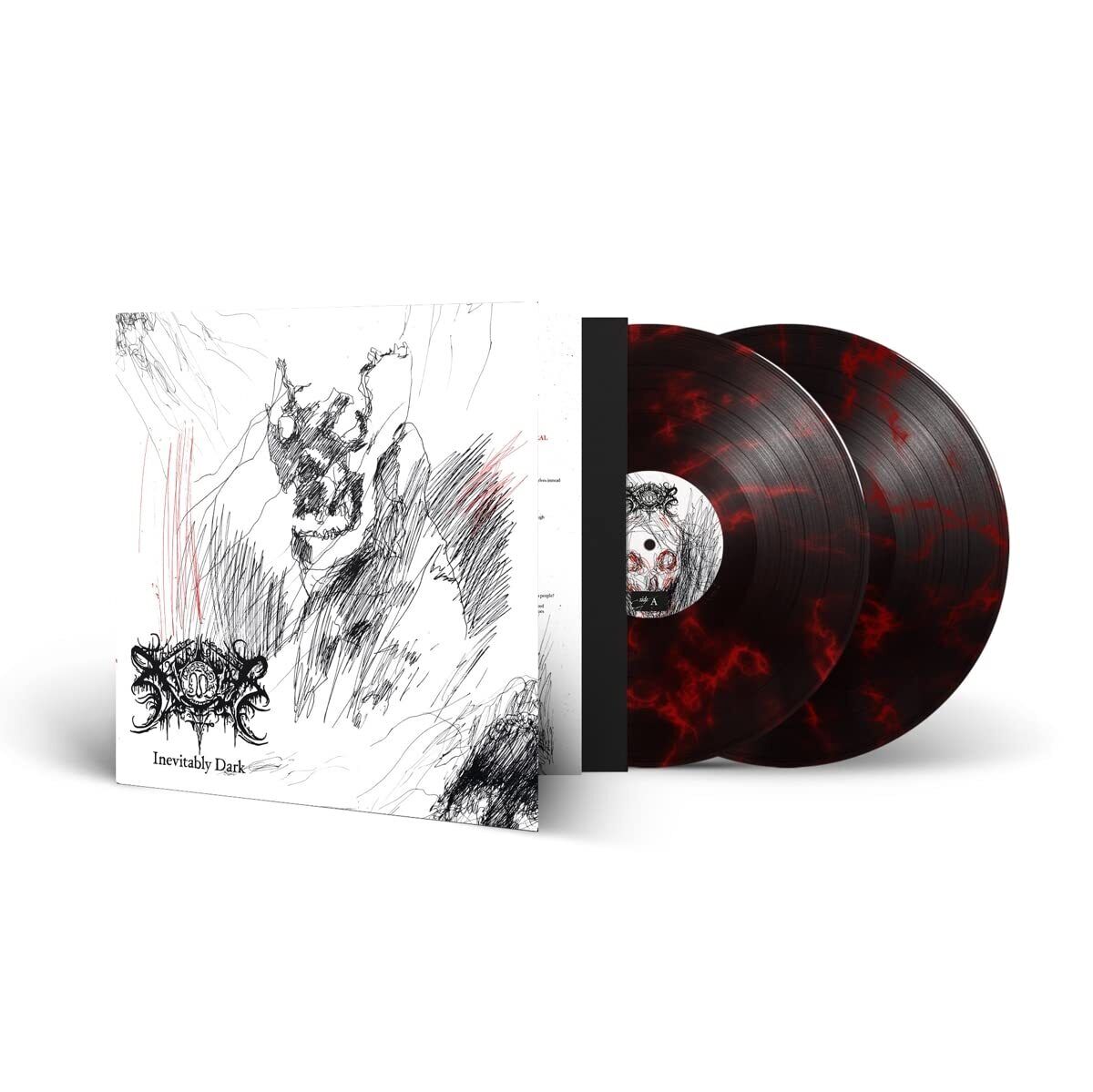 Xasthur Inevitably Dark - Red/Black Marble (Vinyl LP)