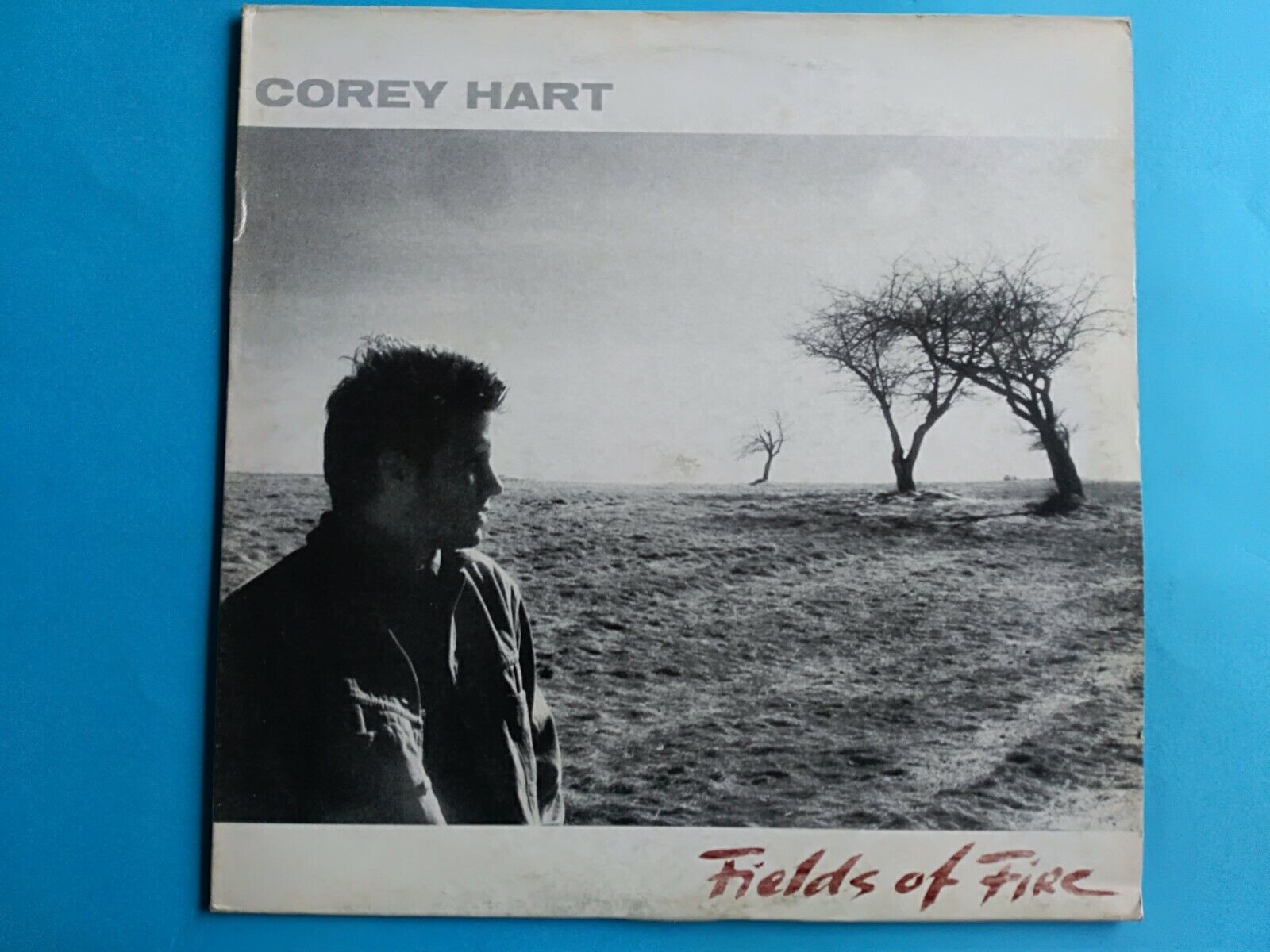 COREY ART "FIELDS OF FIRE" LP 1986 EMI ITALY NUOVO NON SIGILLATO