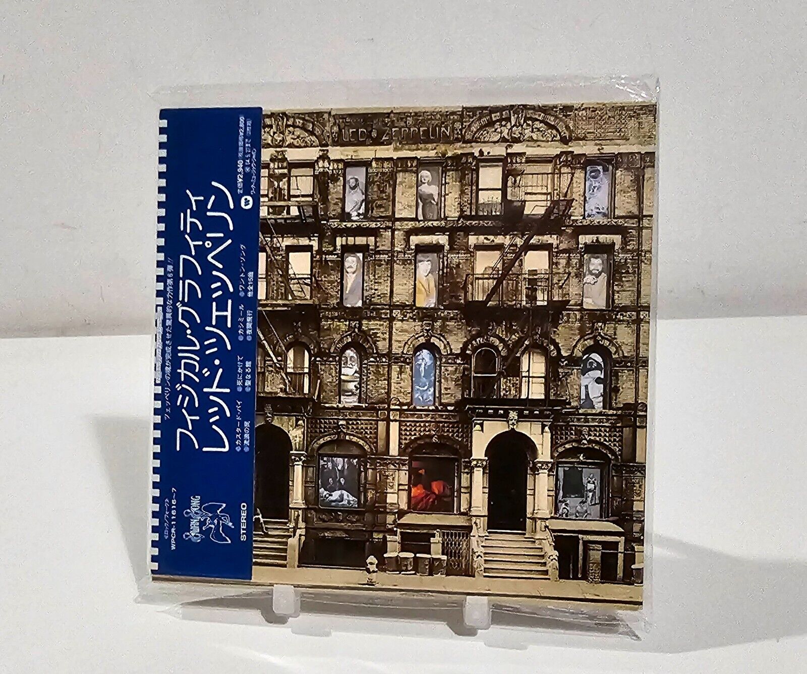 LED ZEPPELIN-PHYSICAL GRAFFITI-2xCD JAPAN / OBI-SIZED PAPERSLEEVE ALBUM REPLICA