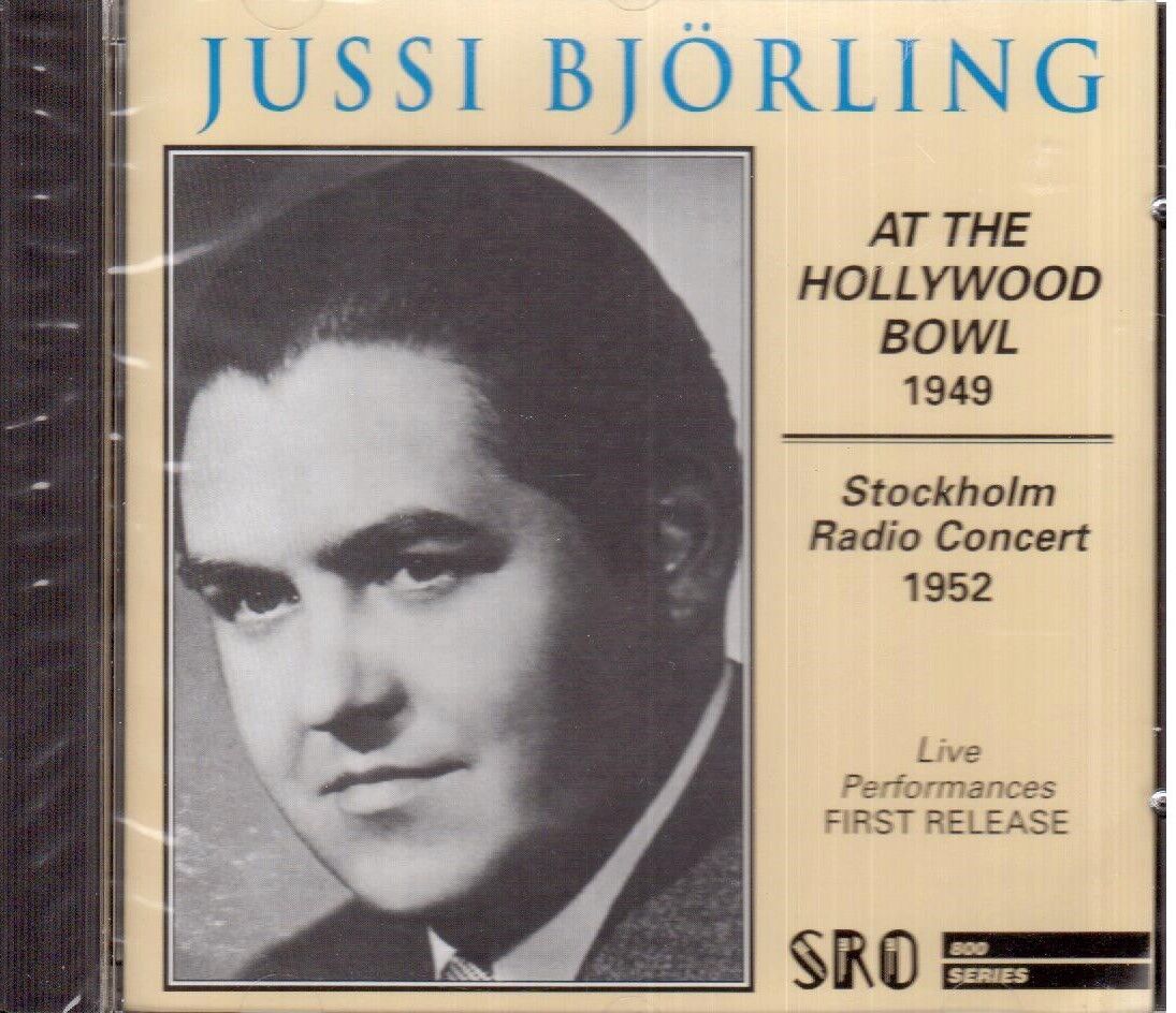 Jussi Bjorling: At The Hollywood Bowl 1949 / Stockholm Radio Concert 1952 - CD