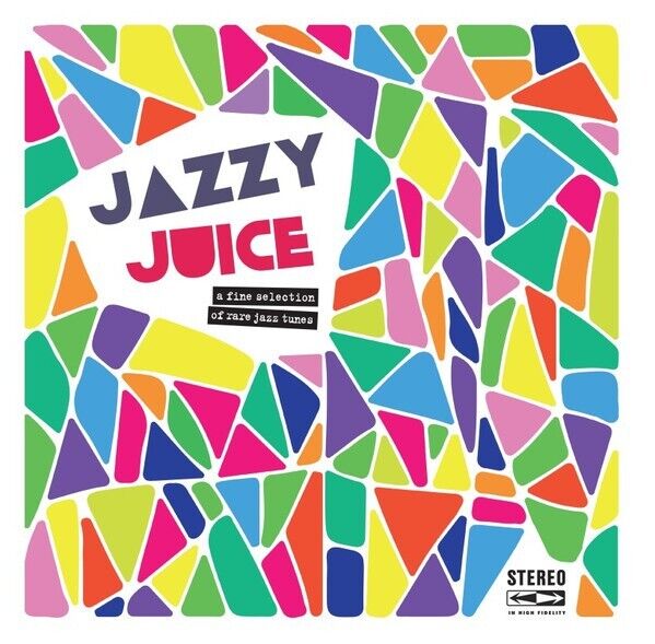 "Jazzy Juice" 2LP Easy Listening Jazz Mood Mosaic  Black White Splatter Vinyl