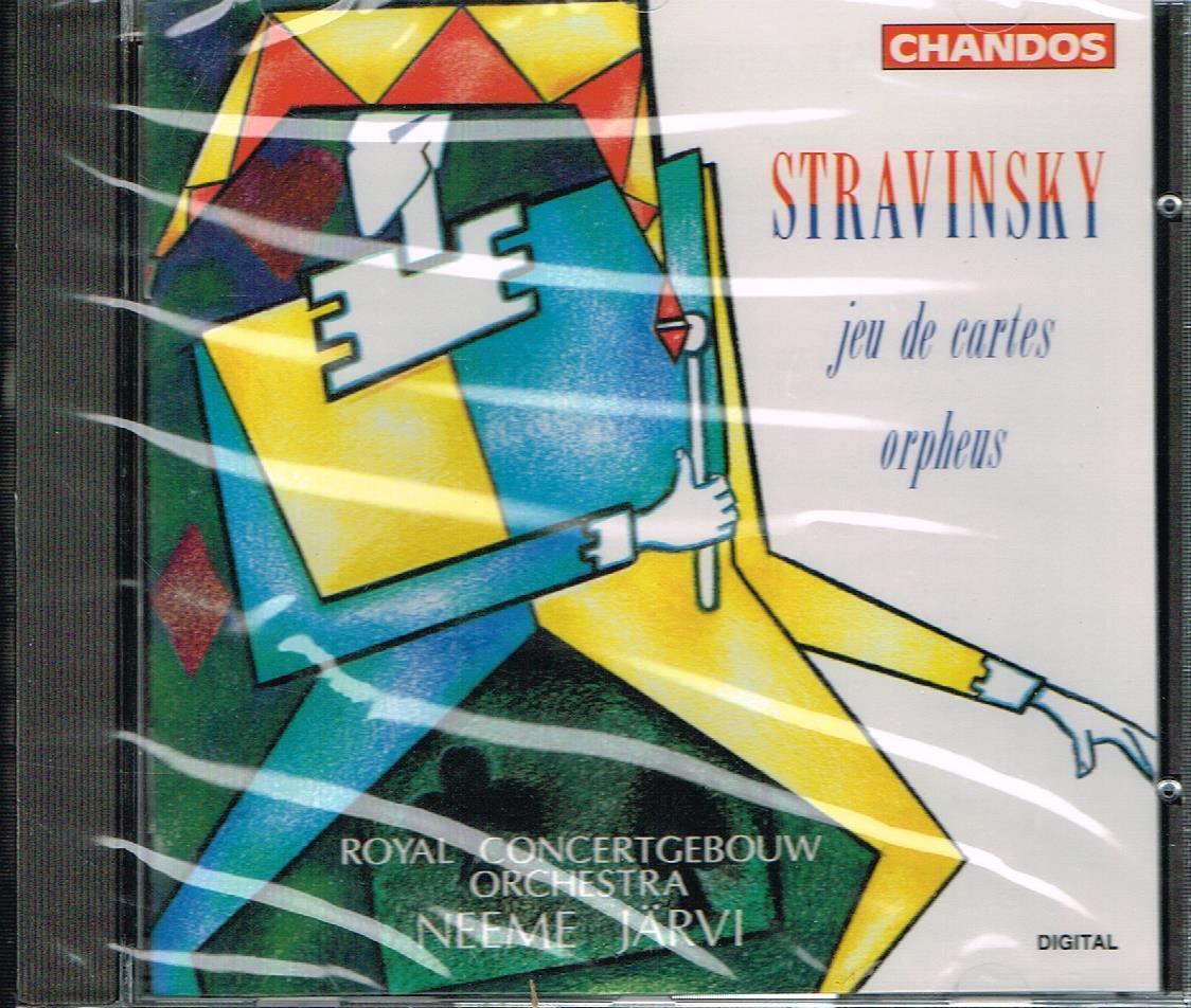 Stravinsky: Jeu de Cartes, Orpheus / Neeme Jarvi, Royal Concertgebouw - CD