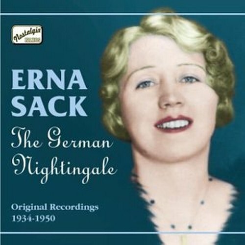 7024789 Audio Cd Erna Sack: Original Recordings 1934-1950: The German Nightingal