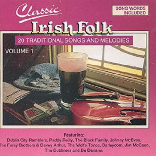 Various Classic Irish Folk Volume 1: 20 TRADITIONAL SONGS AND MELODIES (CD)