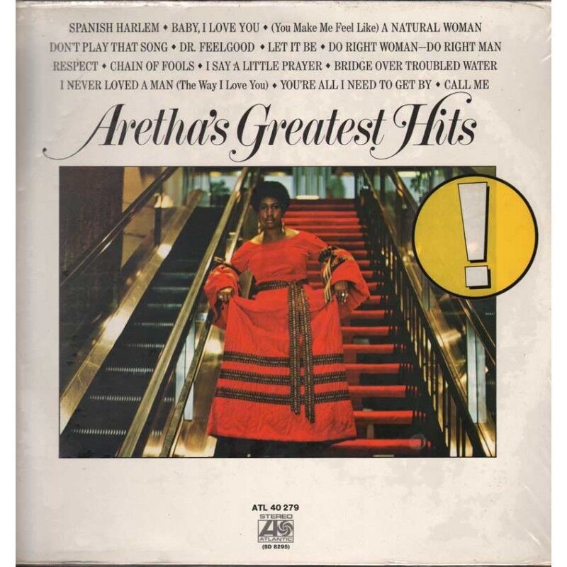 Aretha Franklin Lp Vinile Aretha's Greatest Hits / Atlantic ‎ATL 40279 Sigillato