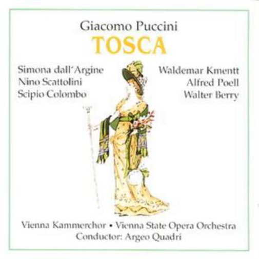 Giacomo Puccini Tosca (Quadri, Vienna State Opera Orchestra, Vienna Kc) (CD)