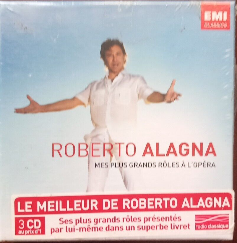 BOX3CD Roberto Alagna Mes Plus Grands Roles A' L'Opera EMI 1996 Nuovo