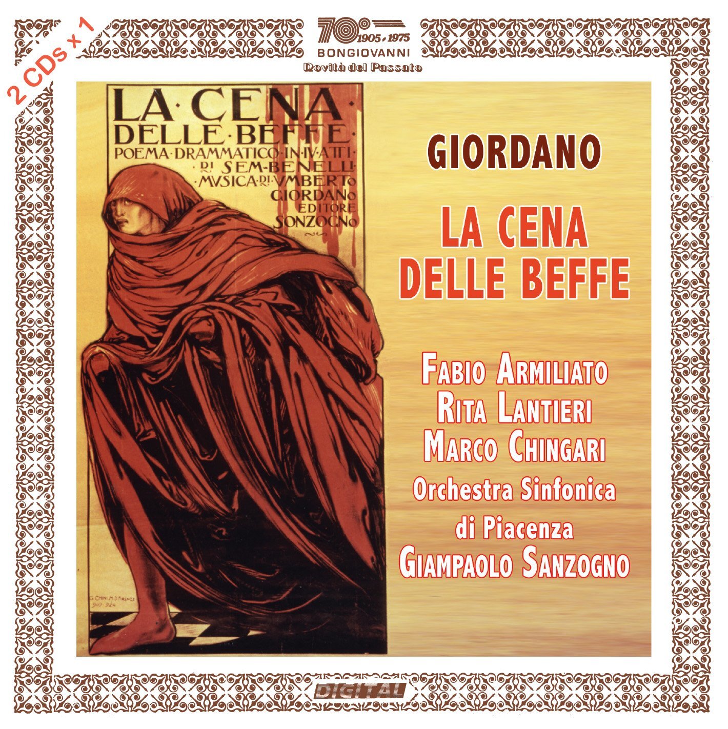 GIORDANO,UMBERTO Umberto Giordano: La Cena Delle Beffe (CD)