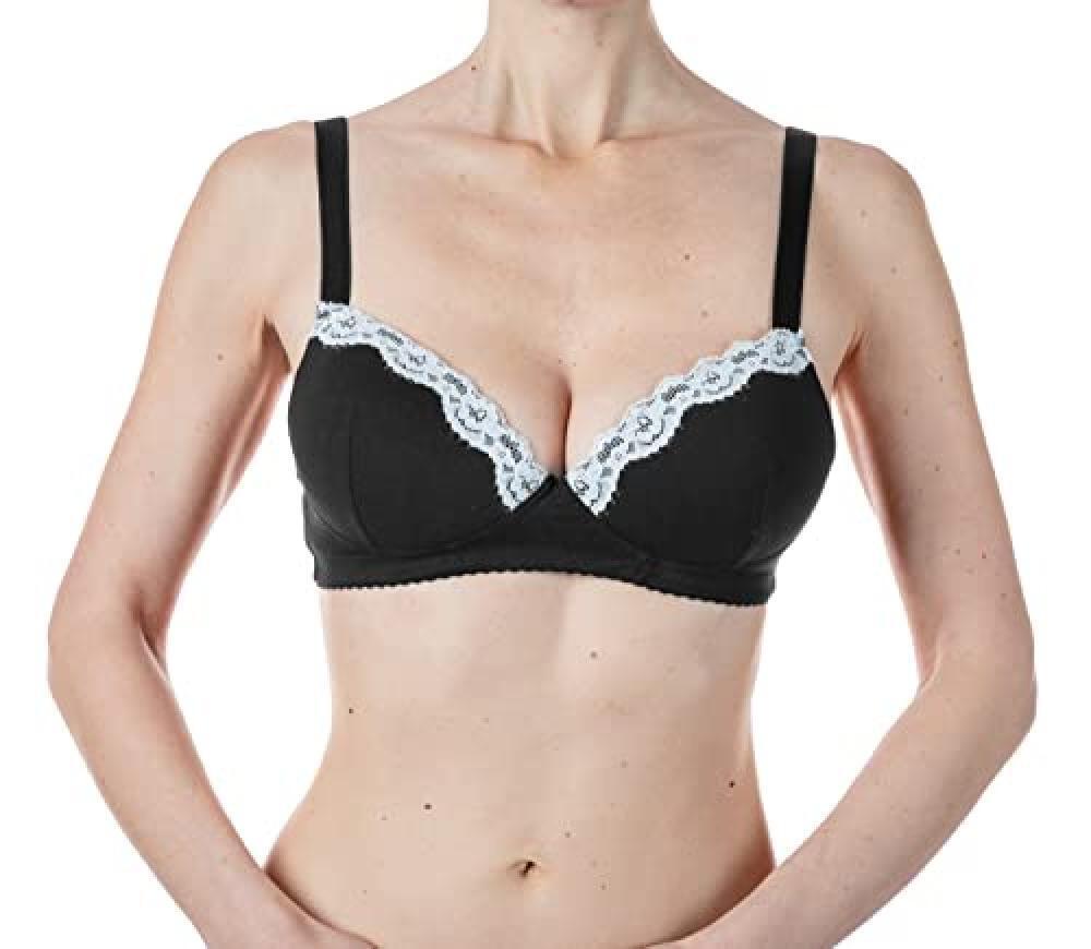 (TG. 5C) Chicco 00021152200510, Reggiseno Gravidanza Imbottito, Taglia 5C, nero