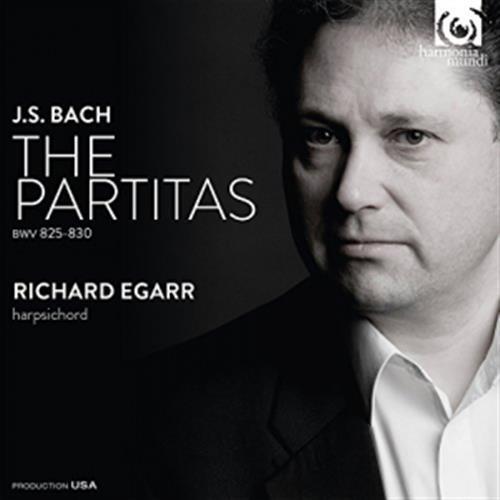Bach: 6 Partitas Bwv 825-830 - Richard Egarr (Audio CD)
