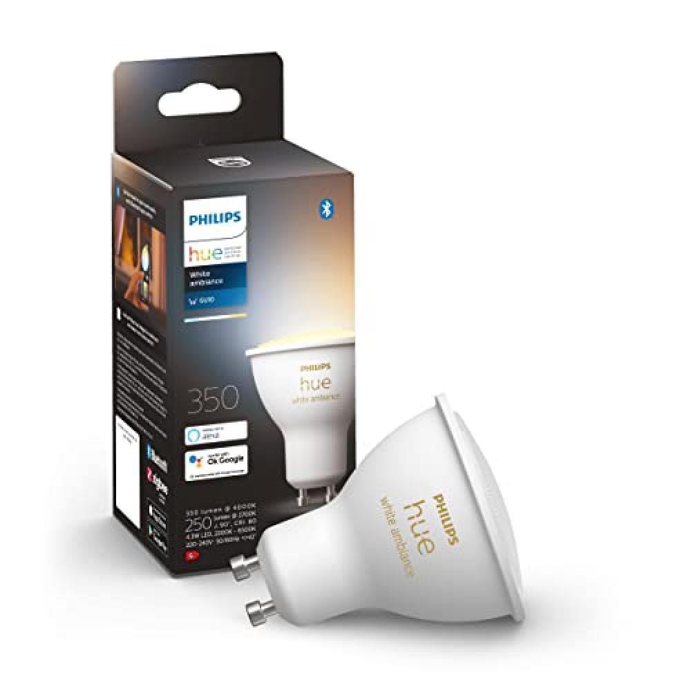 (TG. 1 Unit  (Confezione da 1)) Philips Hue White Ambiance Faretto LED Smart, Bl