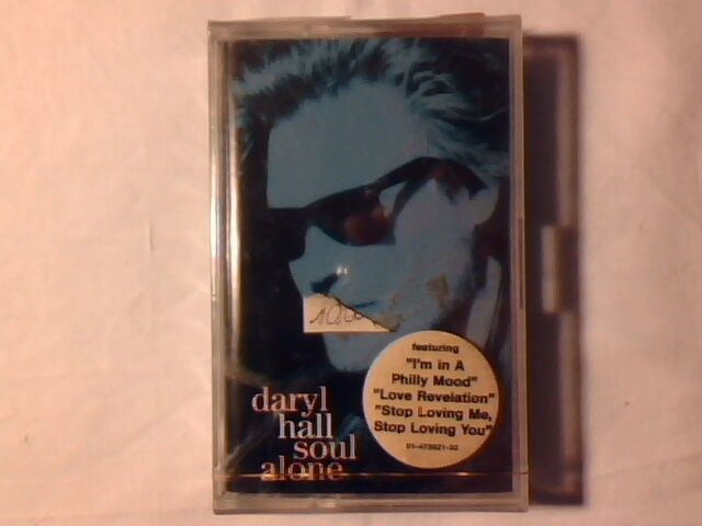 DARYL HALL Soul alone mc cassette k7 RARISSIMA SIGILLATA VERY RARE SEALED!!!