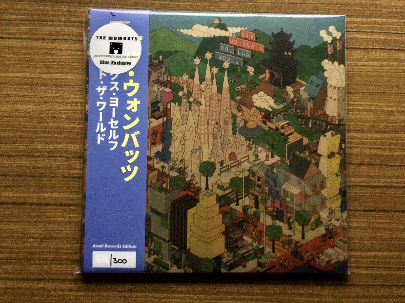 VINILE THE WOMBATS ‎  FIX YOURSELF, NOT THE WORLD AUTOGRAFATO NUMERATO OBI LP