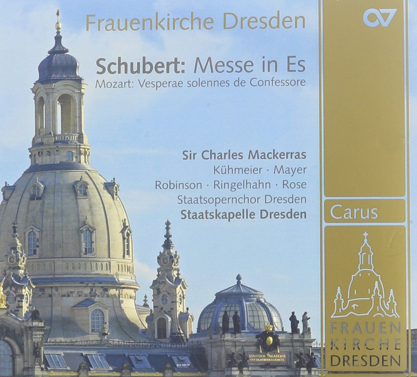 SCHUBERT / MOZART' Music from the Frauenkirche Dresden (CD)