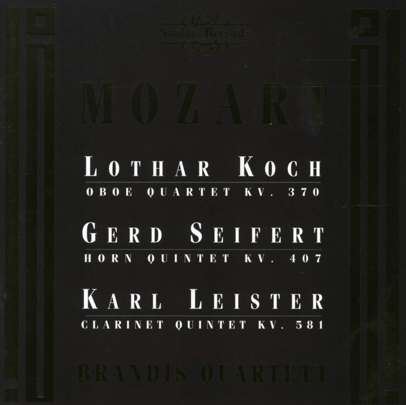 Brandis Quartet Oboe Quartet/horn Quintet/clarinet Quintet (Brandis Quartet (CD)