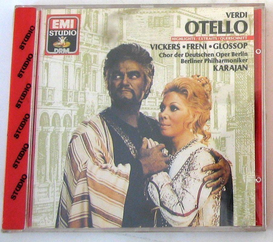 OTELLO (Highlights) - VICKERS / FRENI - KARAJAN - CD SEALED