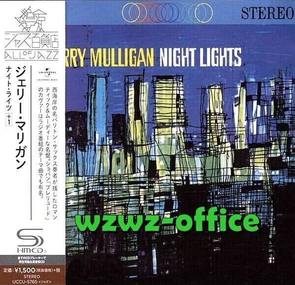 Gerry Mulligan Sassofono Jazz CD SIGILLATO (SHMCD) "Night Lights" Giappone...