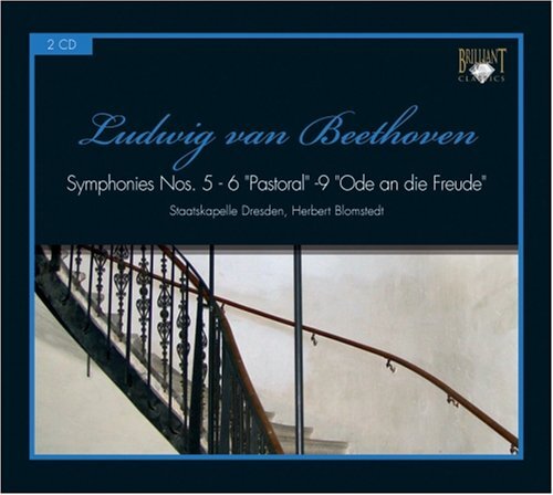 Symphonies 5 6 & 9 - Ludwig van Beethoven CD NUOVO