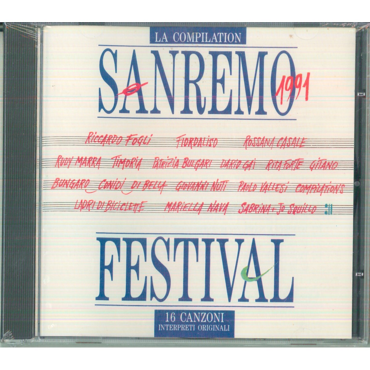Various CD Sanremo Festival 1991 / Columbia ‎– COL 468243-2 Sigillato