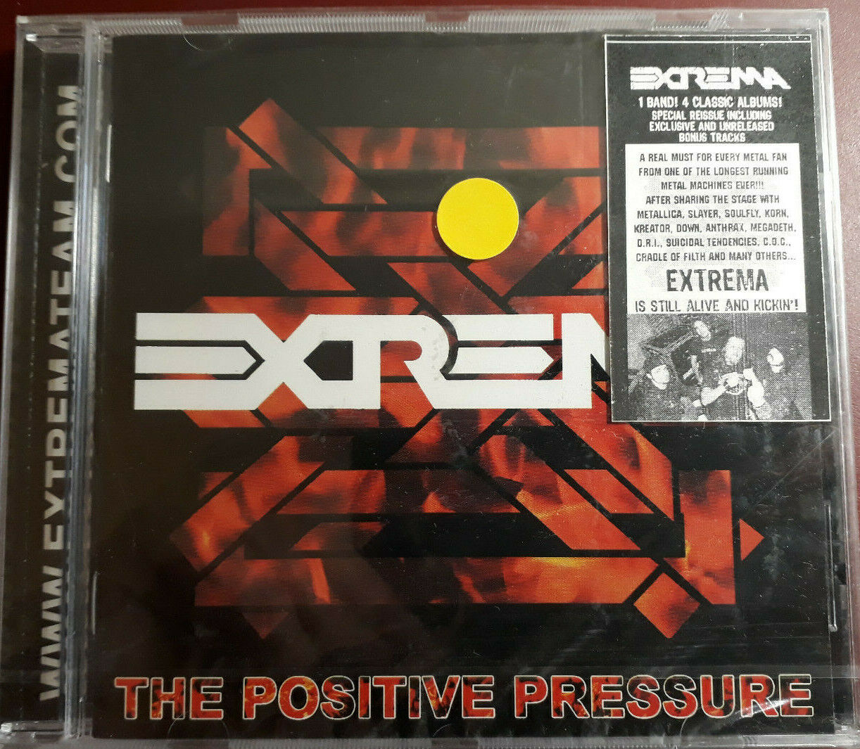 EXTREMA- THE POSITIVE PRESSURE+4 BONUS-1991*CD BRAND NEW SEALED NUOVO SIGILLATO