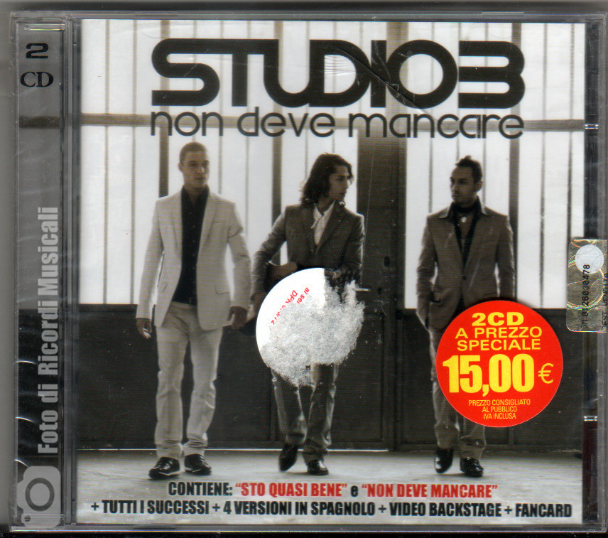 STUDIO 3 - NON DEVE MANCARE  **SIGILLATO**	2009