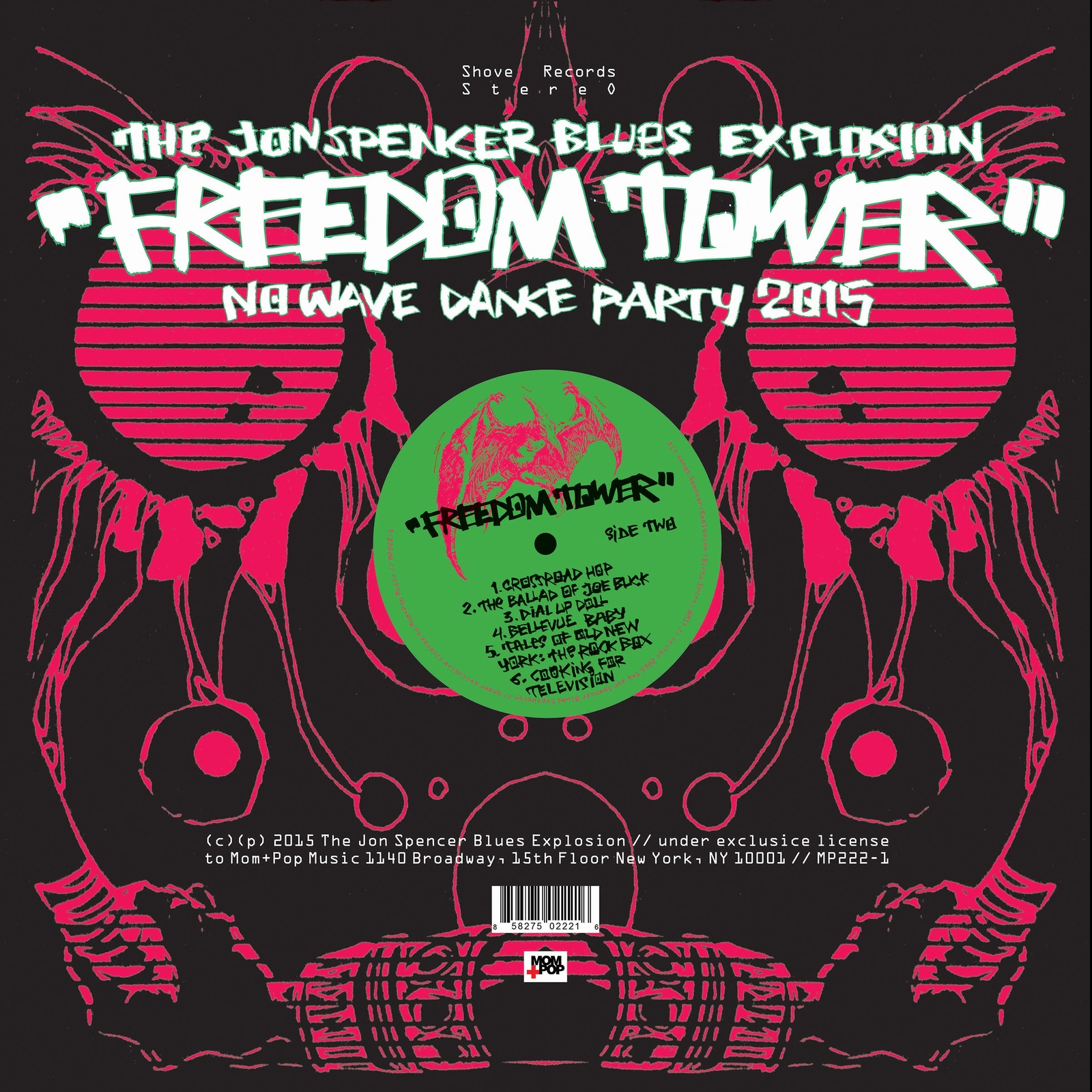 Jon Spencer Blues Explosion Freedom Tower - No Wave Dance Party 2015 (Vinyl LP)