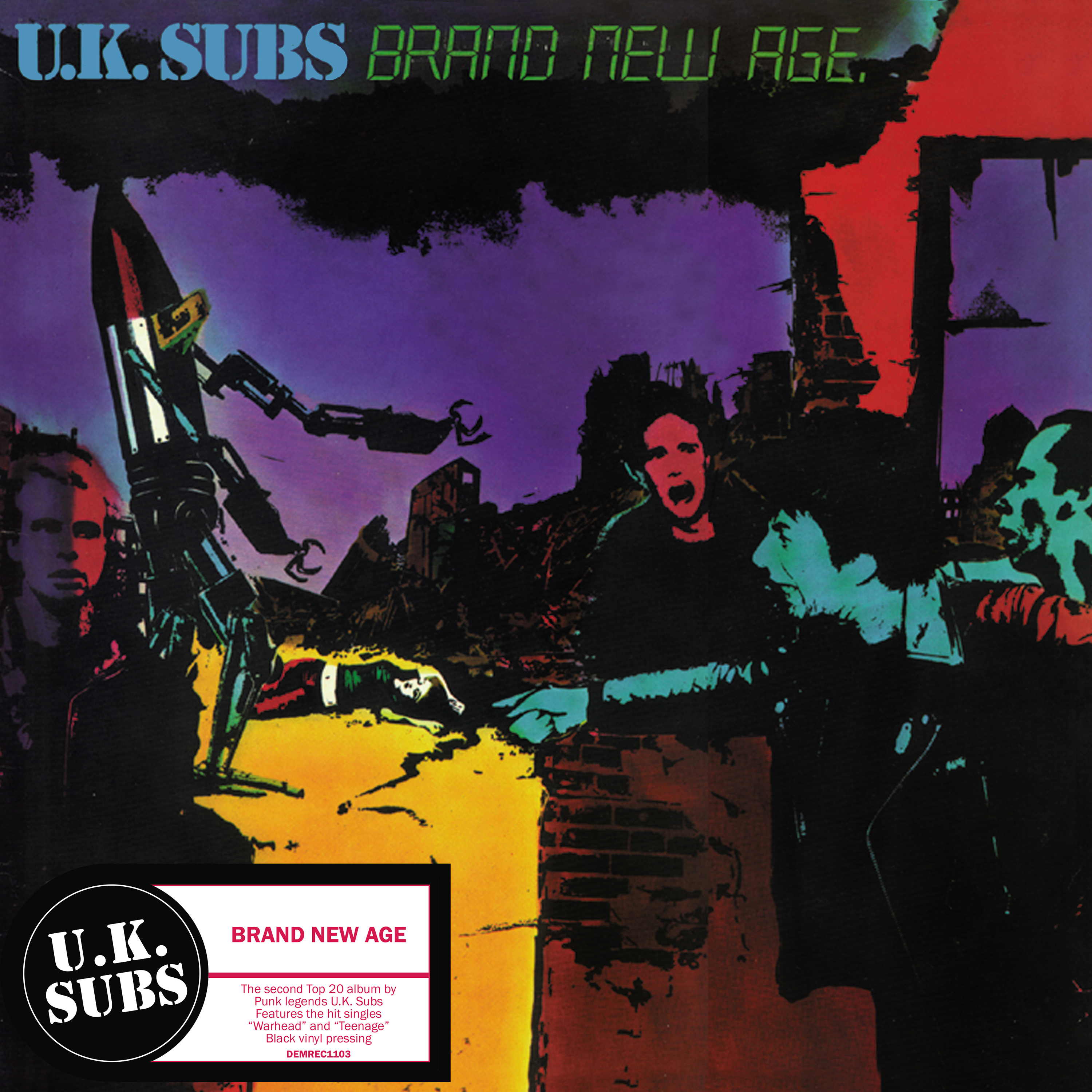 U.K. Subs Brand New Age (Vinyl LP) 12" Album