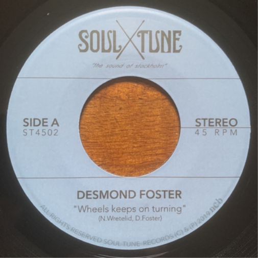 Desmond Foster Wheels Keeps On Turning/Attitude (Vinyl LP) 7" Single