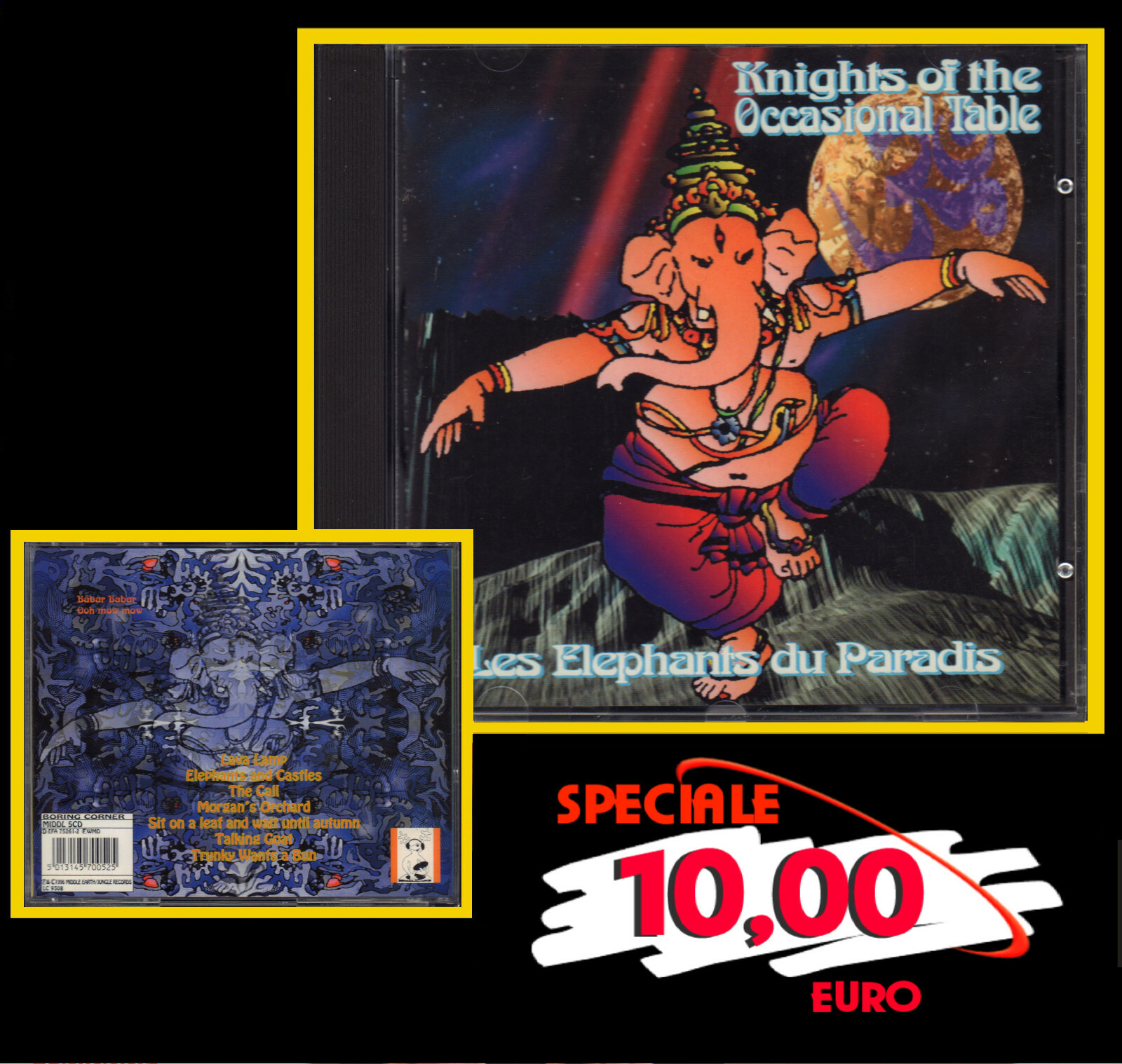 KNIGHTS OF THE OCCASIONAL TABLE"LES ELEPHANTS DU PARADIS" CD NUOVO PRIMA EDIZION