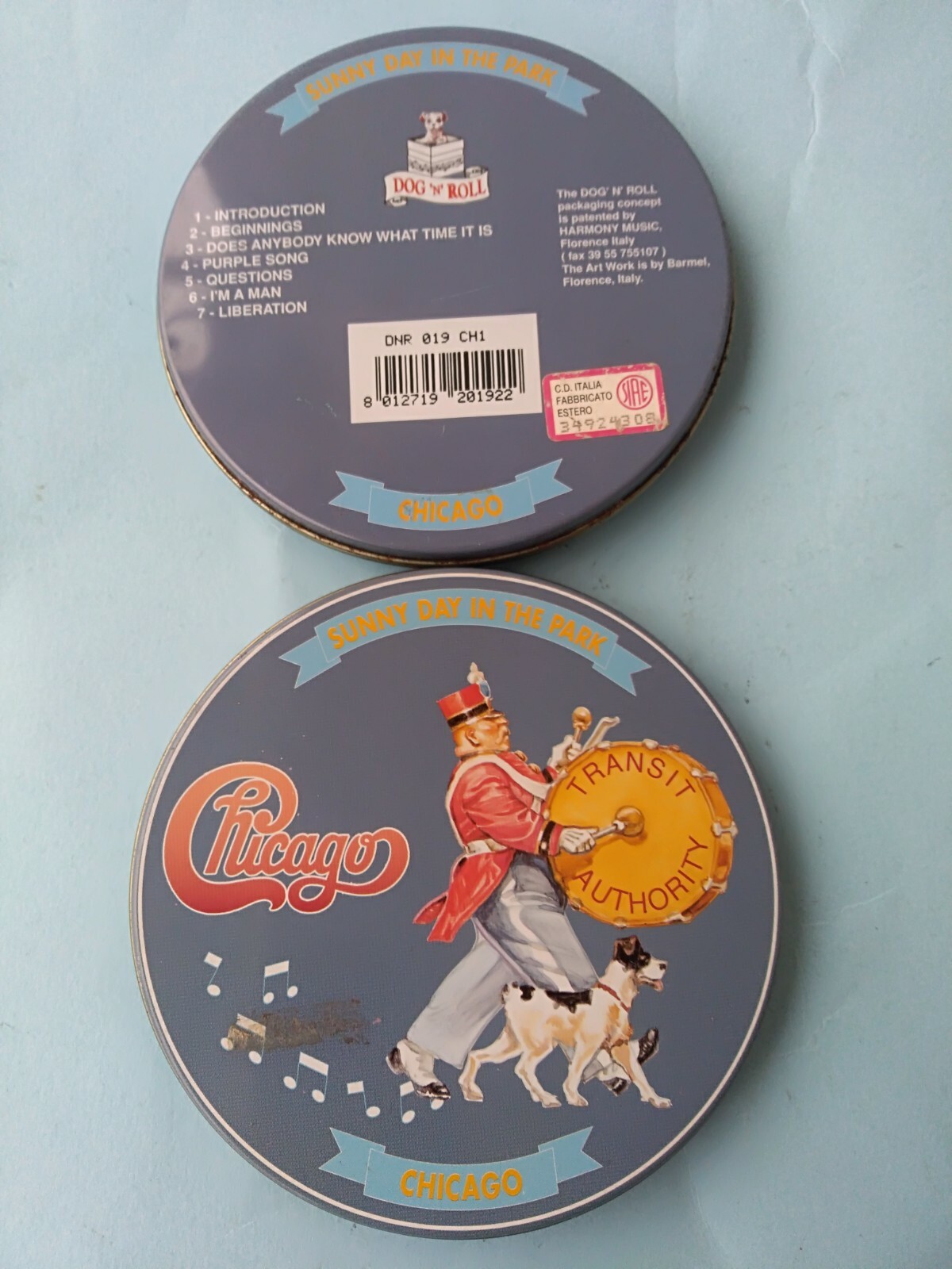 CHICAGO " SUNNY DAY IN THE PARK " CD NIOVO NON SIGILLATO CUSTODIA COME DA FOTO