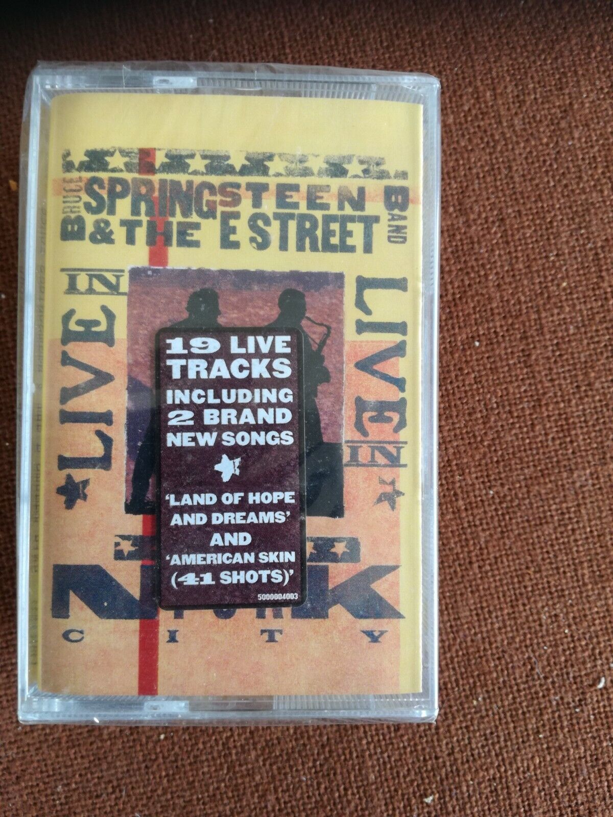 MC BRUCE SPRINGSTEEN & The E Street Band ‎‎‎‎‎‎ Live In New York MUSICASSETTA