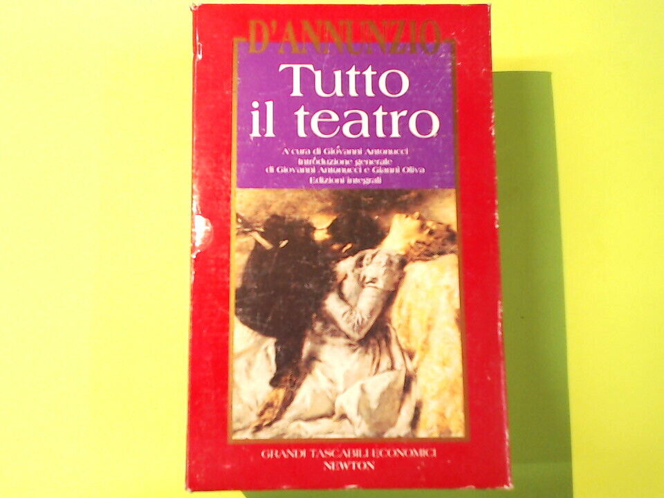 D'ANNUNZIO TUTTO IL TEATRO 3 VOLUMI NEWTON
