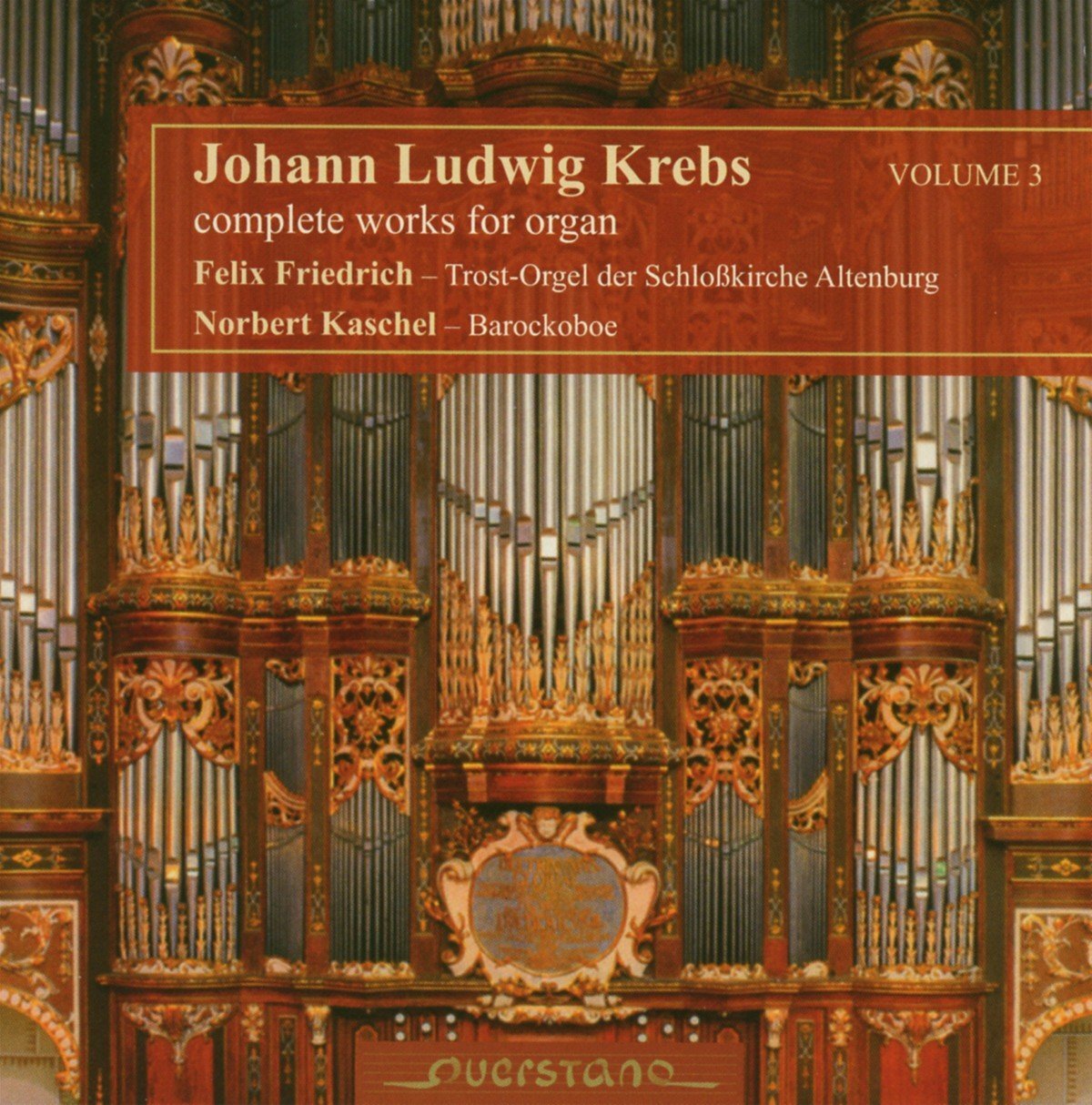 KREBS,JOHANN LUDWIG V3: Complete Works for Organ (CD)