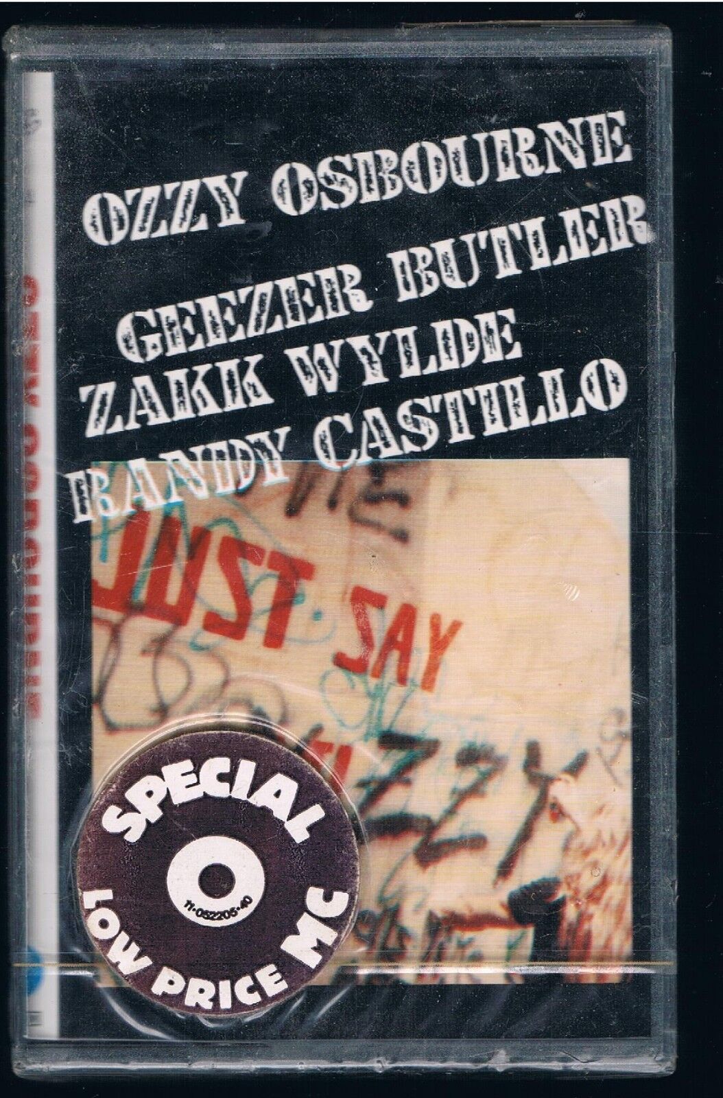 OZZY OSBOURNE JUST SAY OZZY BLACK SABBATH MC K7 MUSICASSETTA SIGILLATA!!!