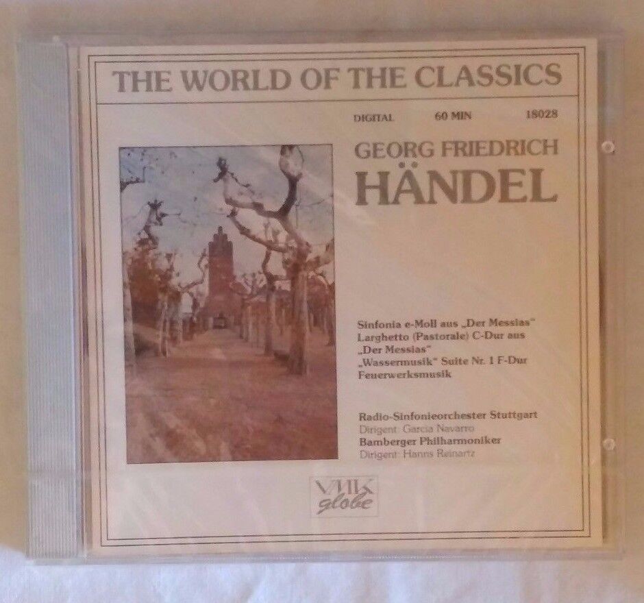 THE WORLD OF THE CLASSICS - GEORG FRIEDRICH HANDEL - CD SIGILLATO (SEALED)